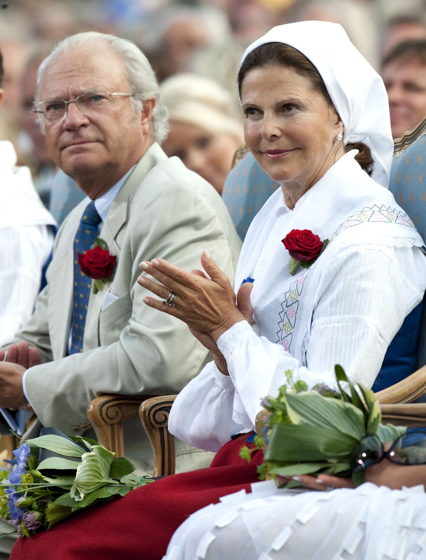 Rootsi kuningas Carl XVI Gustaf ja kuninganna Silvia.