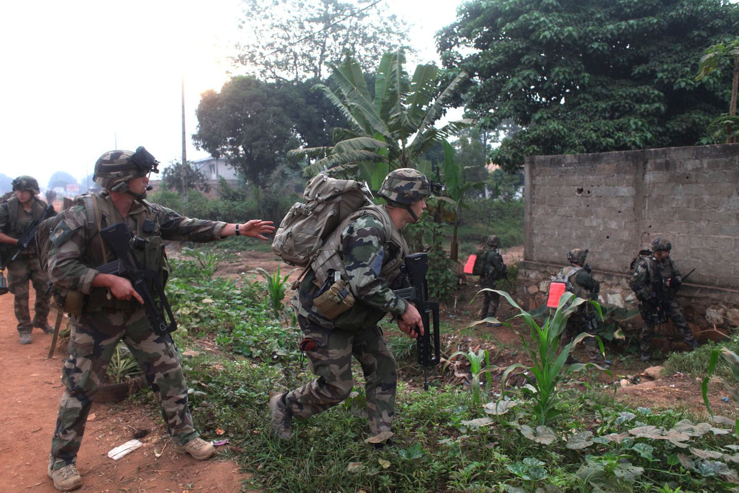 Prantsuse sõdurid Banguis 26. detsembril 2013.
