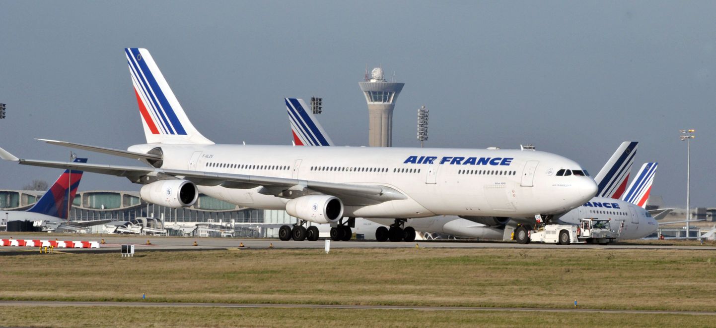 Air France'i reisilennuk A340