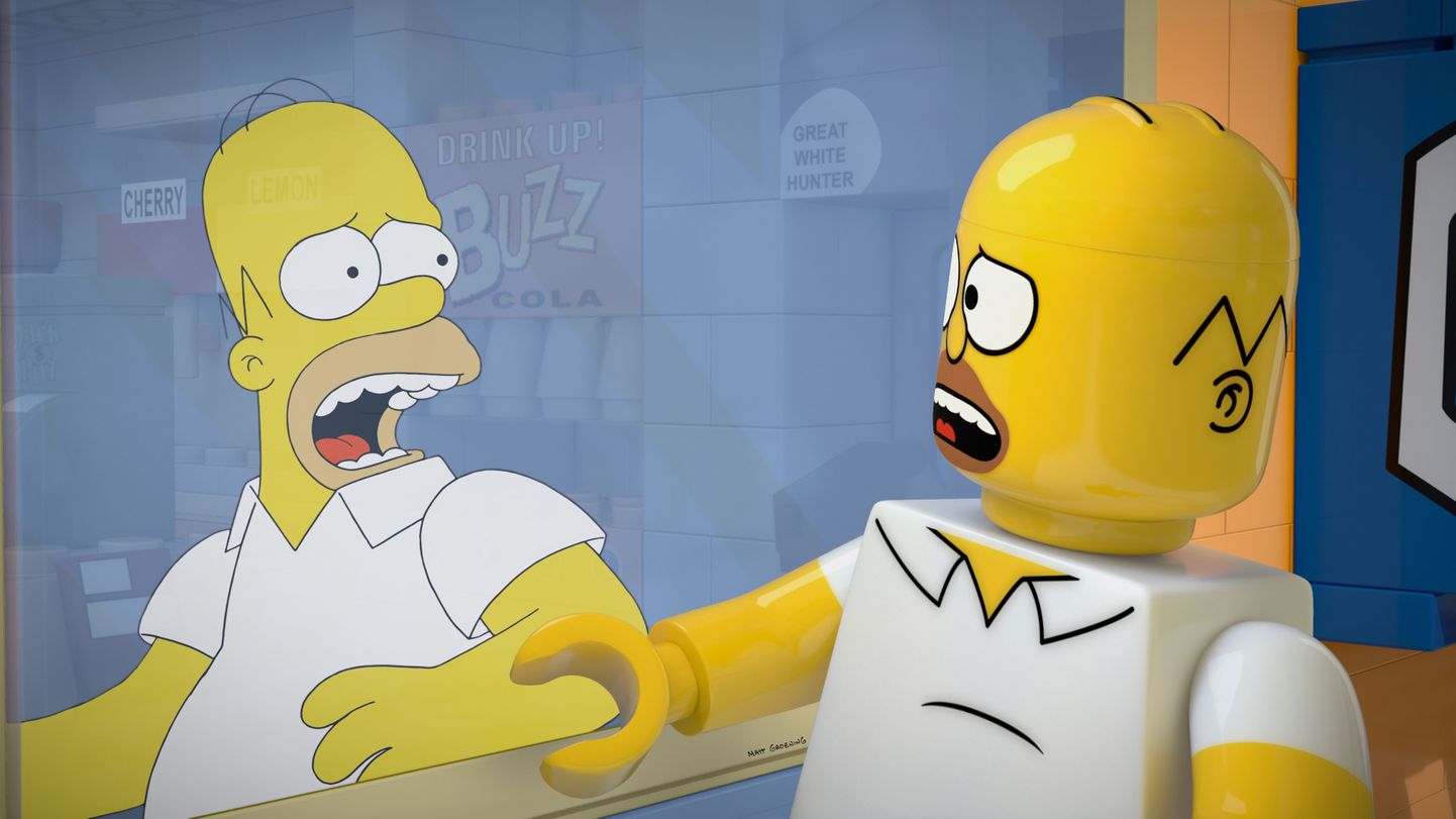 Homer Simpson näeb osas «Brick Like Me» endasarnast Lego mehikest