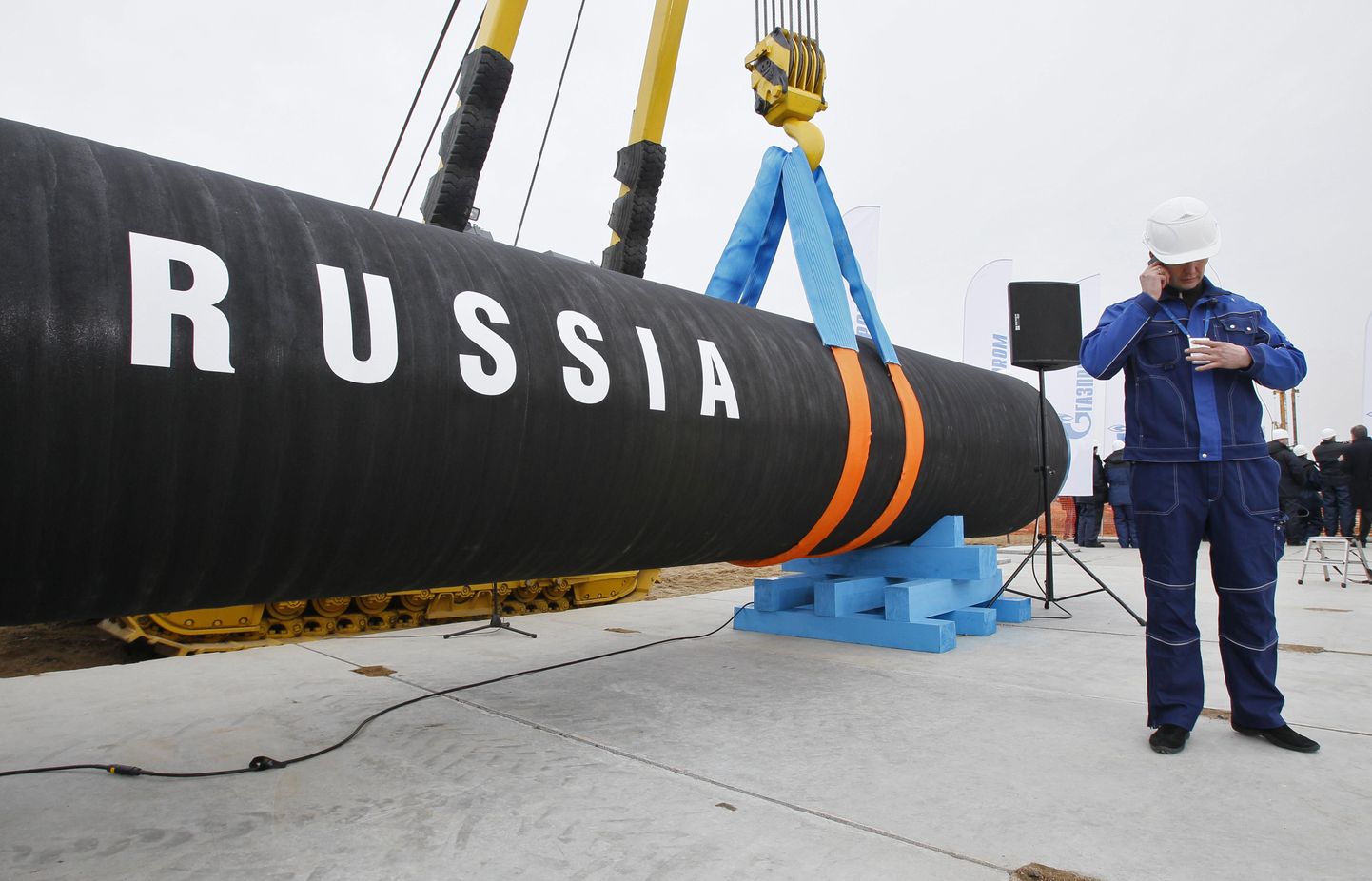 Nord Streami gaasitoru ehitustöödele anti täna Viiburis pidulik avapauk.