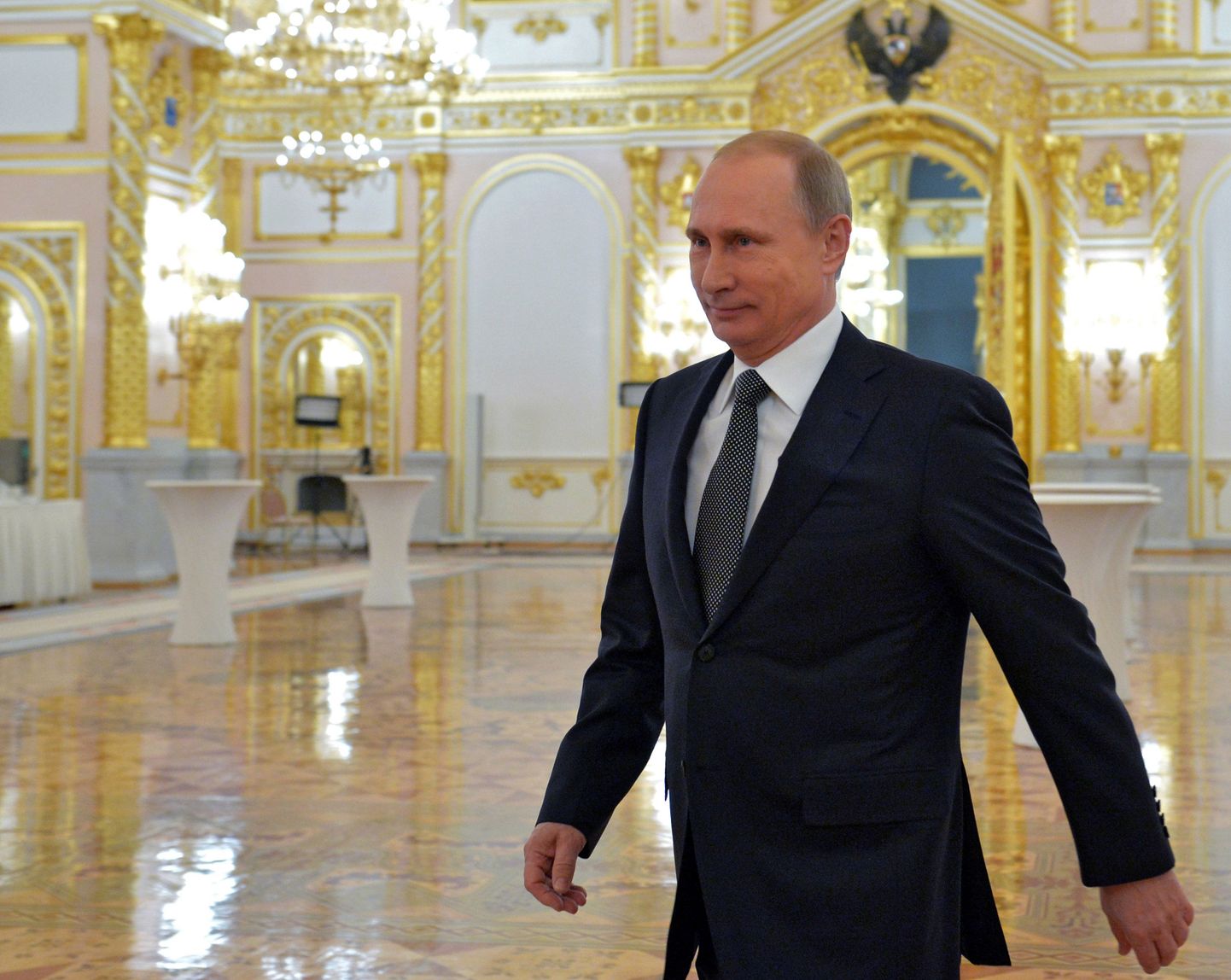 Vene president Vladimir Putin Kremlis 4. detsembril enne kõnet Föderaalassamblee ees.
