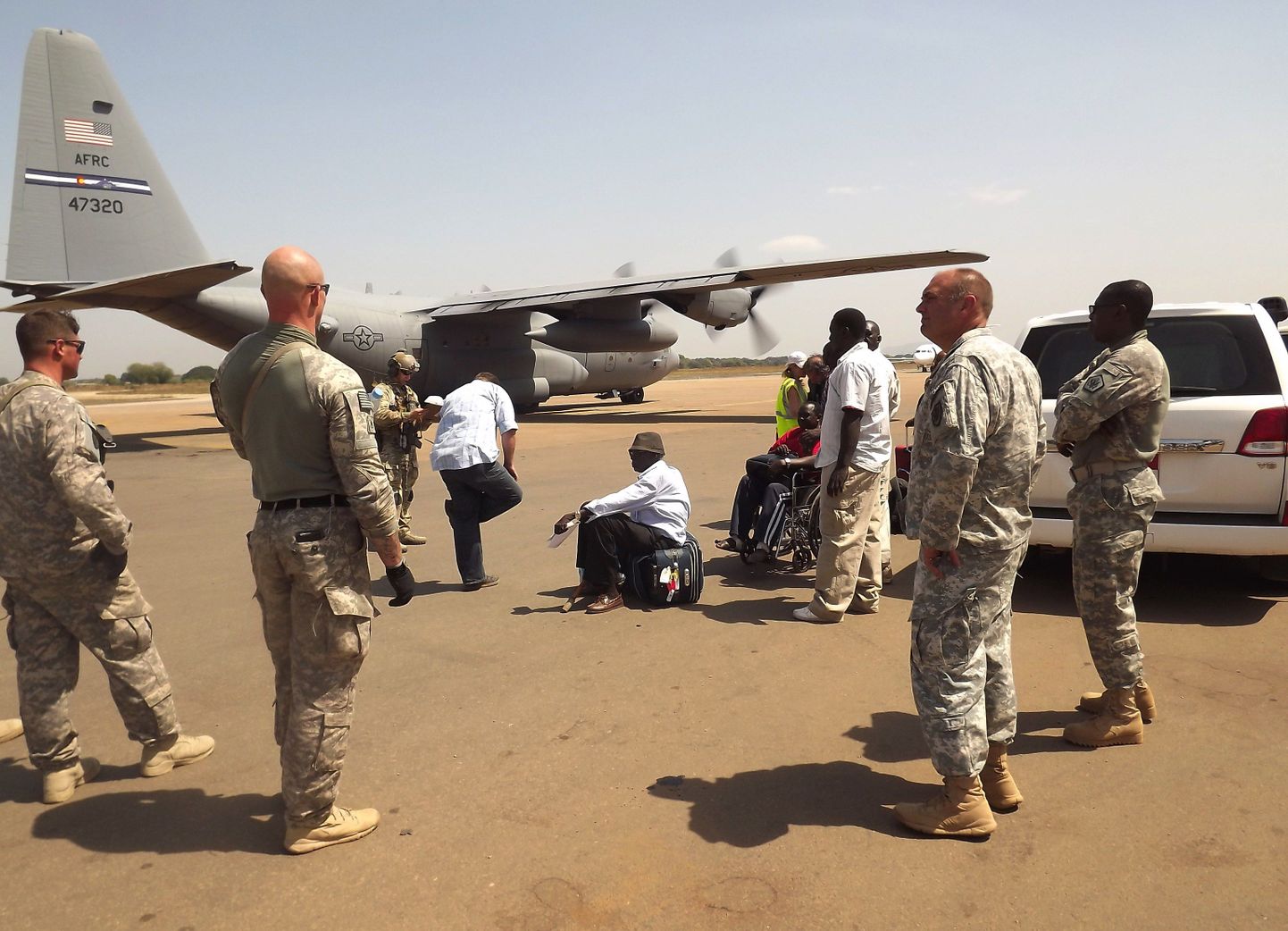 USA sõdurid Lõuna-Sudaanis.