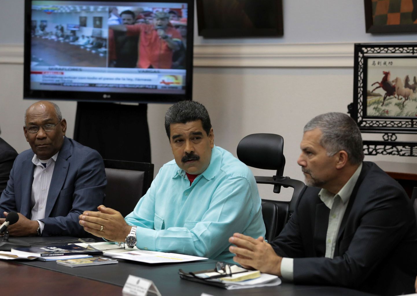 Venezuela president Nicolás Maduro´on veendunud, et USA kavandab vandenõusid kõigi vasakvalitsuste vastu Ladina-Ameerikas.