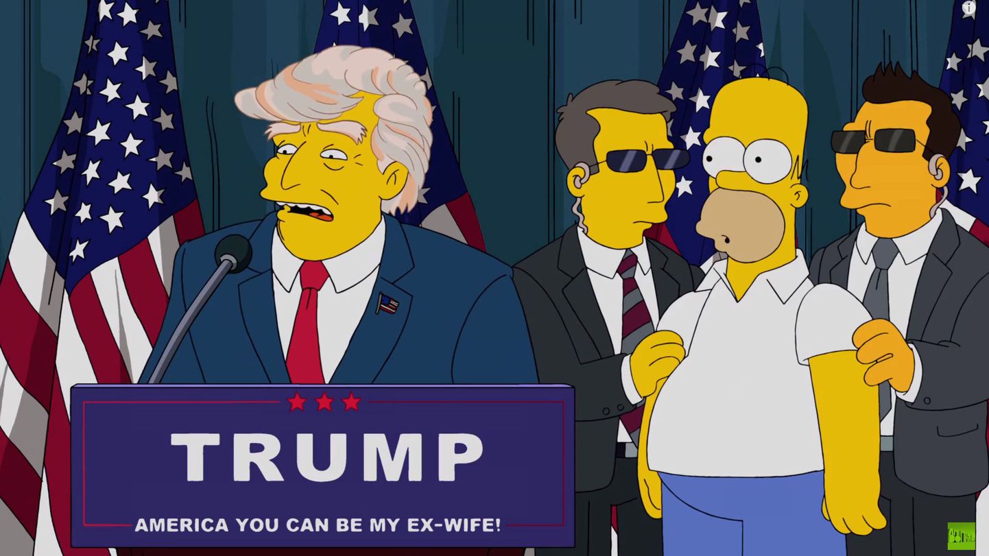 Donald Trump animasarjas «Simpsonid»