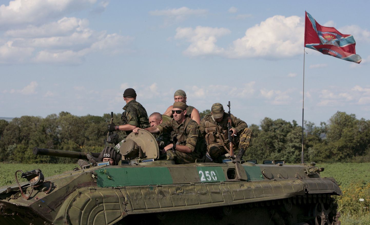 Venemeelsed mässulised Donetskis.