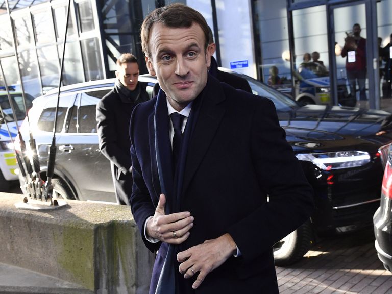 Prantsuse president Macron.
