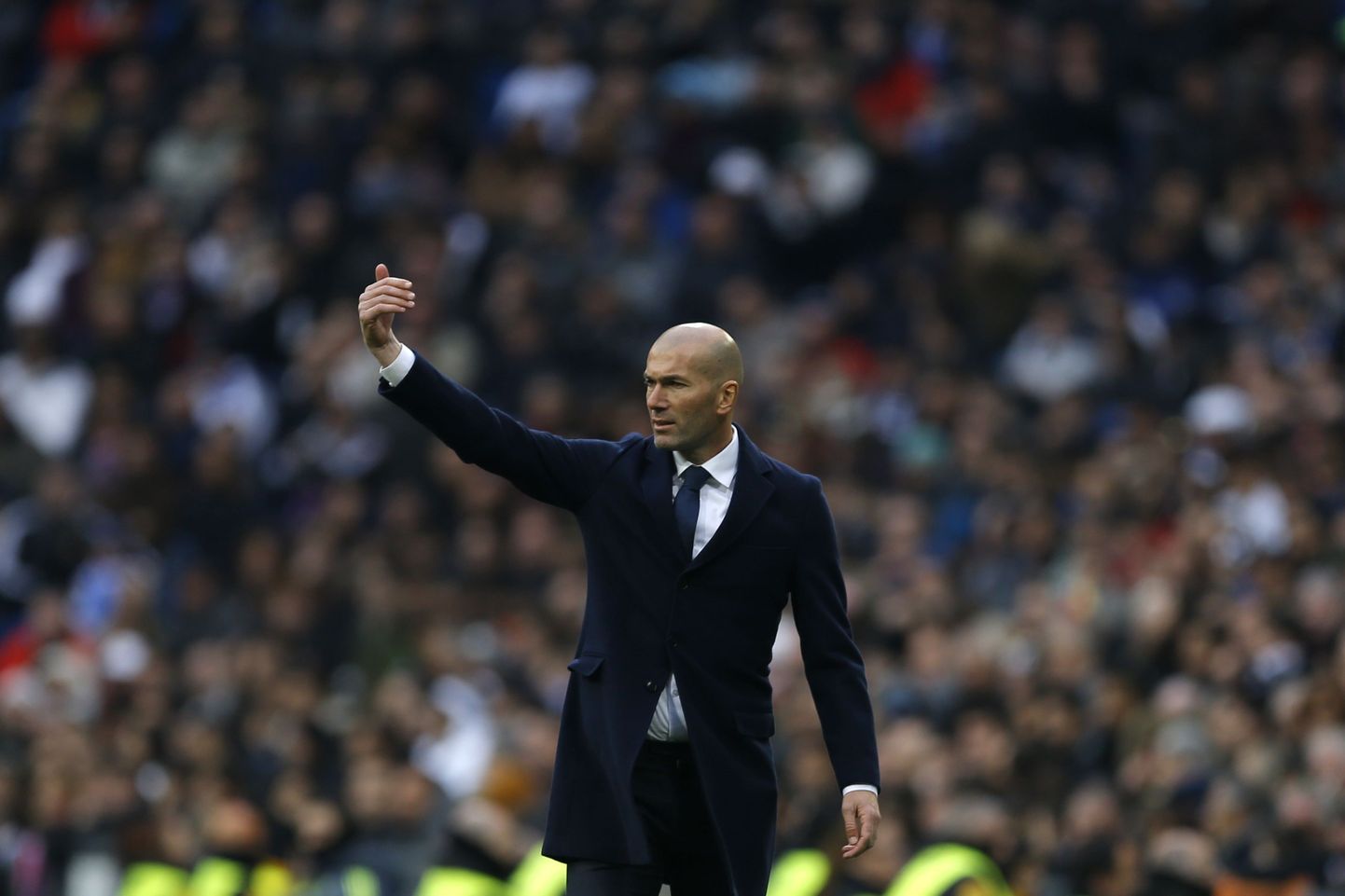 Real Madridi peatreener Zinedine Zidane.