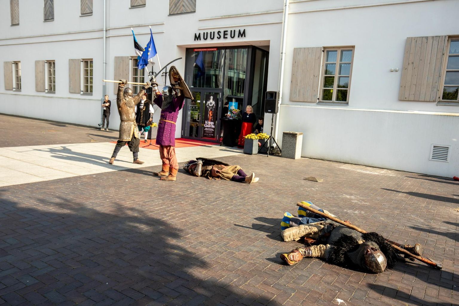 Pärnu muuseumis avatud näitusel “Kings and Guards” saab näha ajaloolisi sõjariistu.