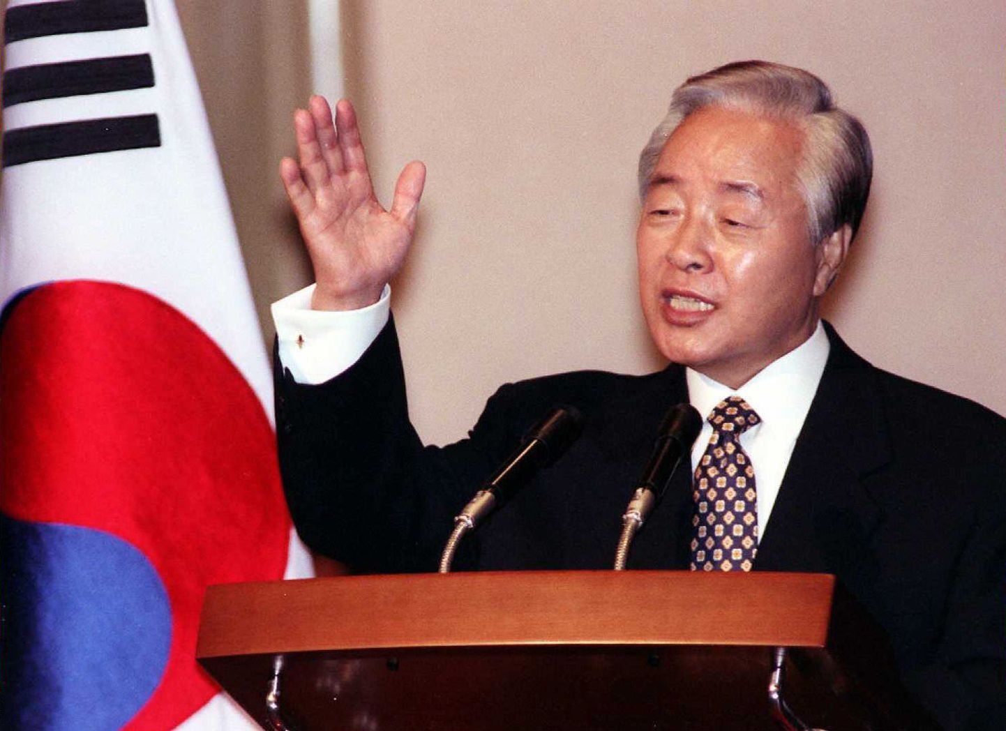 Бывший президент Южной Кореи Ким Ён Сам.