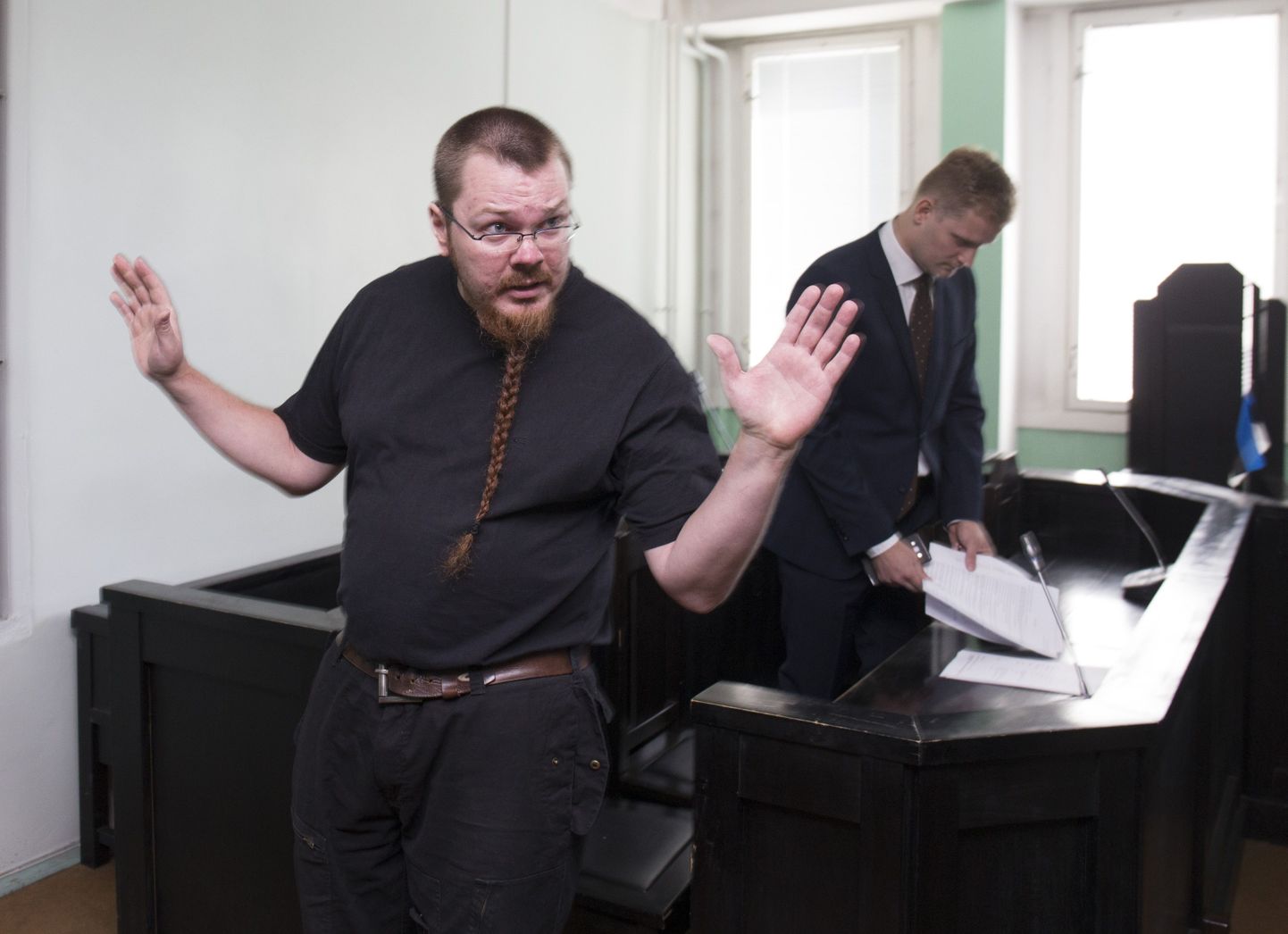 Taavi Rõivast ävardanud Martin Kattai kohtuotsuse väljakuulutamine.