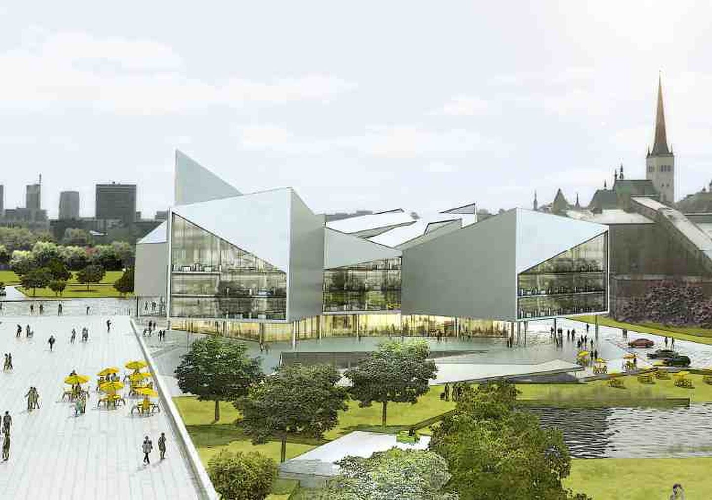 Tallinna tulevane raekoda Taani arhitektide nägemuses.