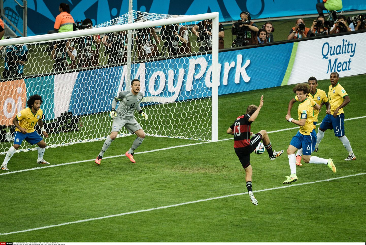 Saksamaa ja Brasiilia poolfinaalkohtumine 8. juulil Belo Horizontes lõppes tulemusega 7:1