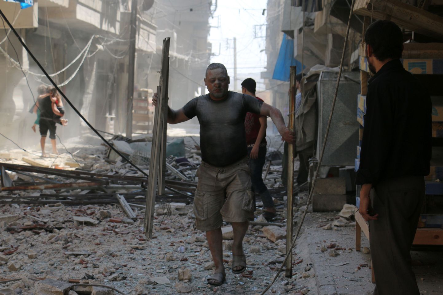 Elu Aleppos. Foto on tehtud täna, 15. augustil.