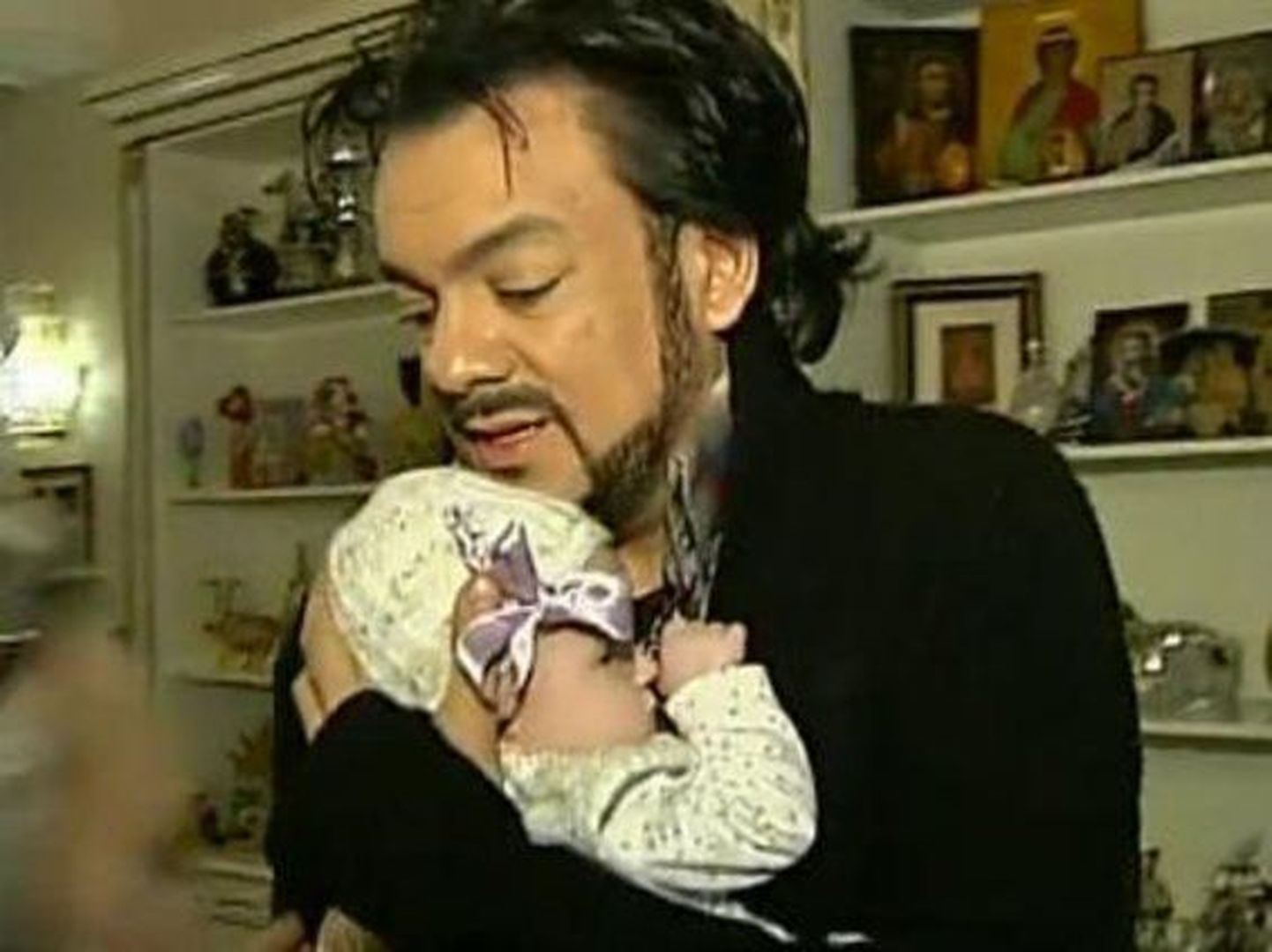 Филипп Киркоров с дочерью.