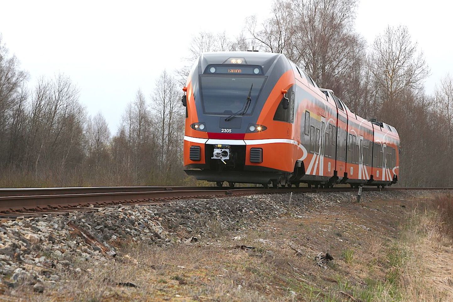 Lelle-Pärnu raudteelõik.