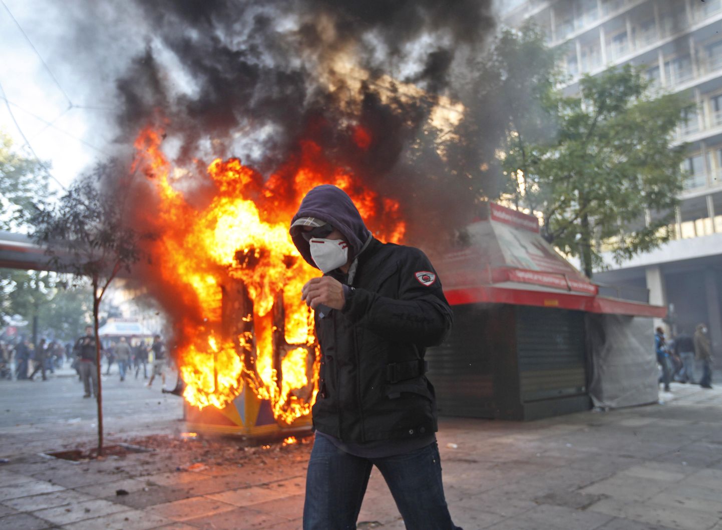 Беспорядки в Греции. Иллюстративное фото.