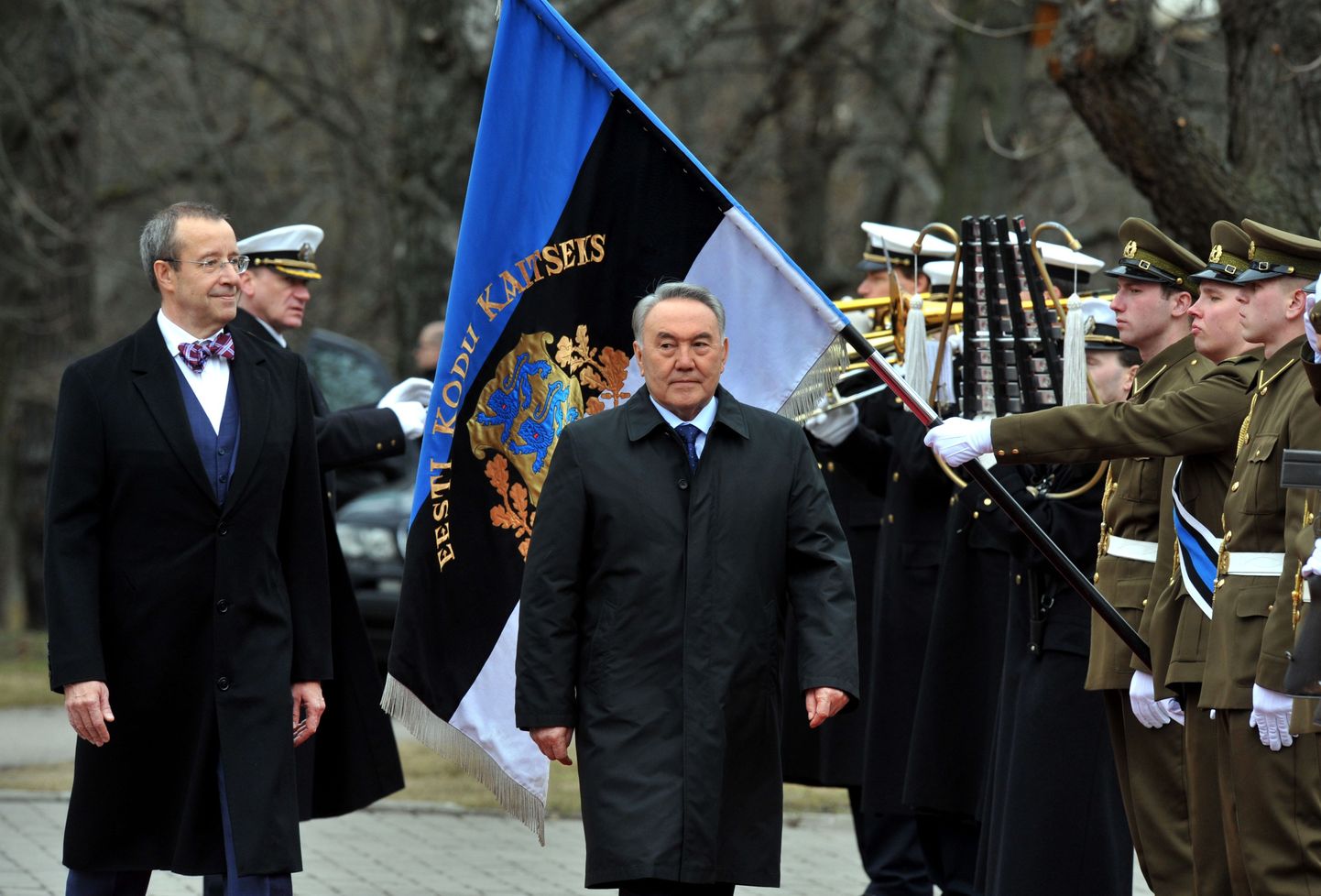 Президент Казахстана Нурсултан Назарбаев встретился с эстонским коллегой.