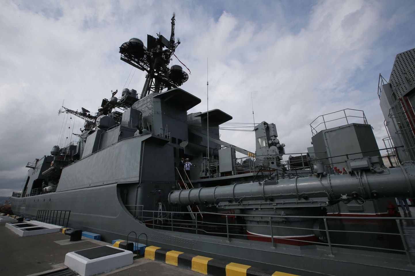 Vaade allveelaevale Viitseadmiral Kulakov.
