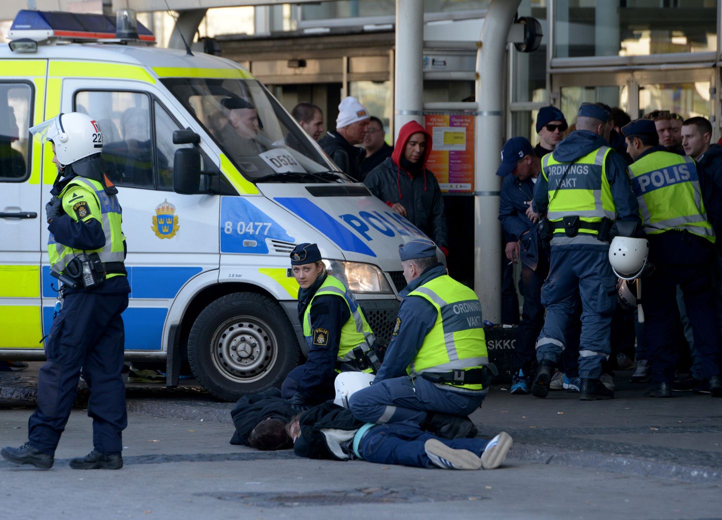 Rootsi politseinike argipäev Helsingborgis.