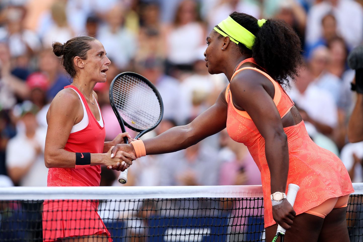 Roberta Vinci ja Serena Williams