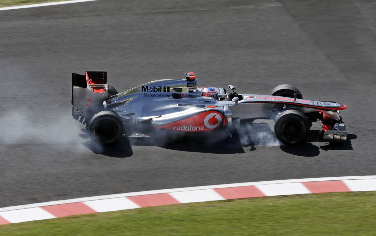 Jenson Button Jaapani GP esimesel vabatreeningul.