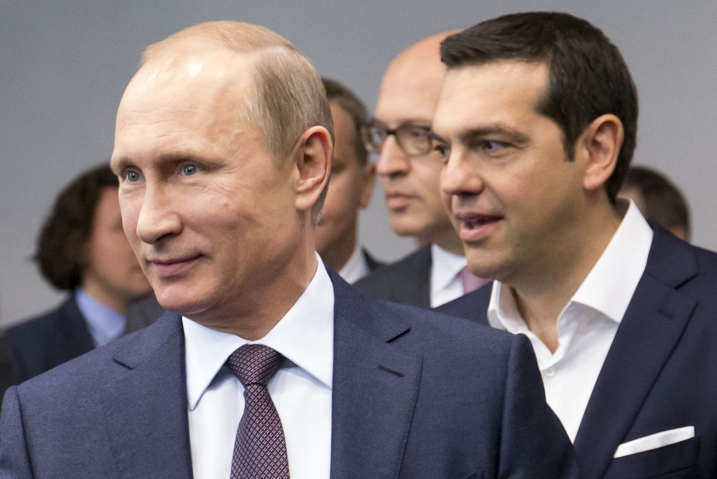 Vene president Vladimir Putin ja Kreeka peaminister Alexis Tsipras.