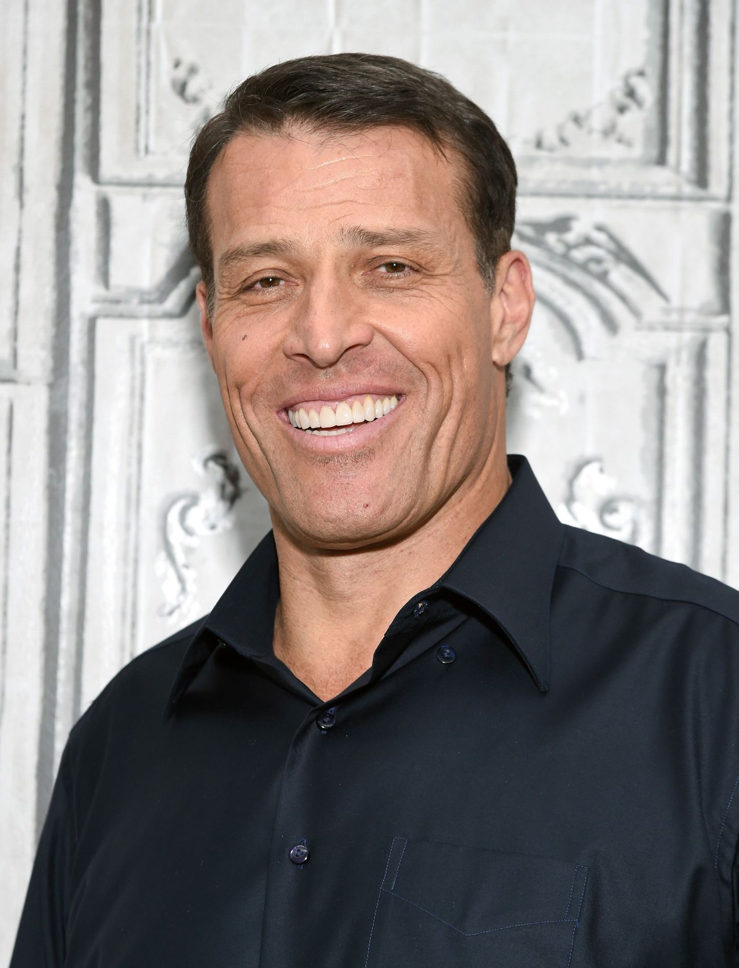 Life and business strategist Tony Robbins participates in AOL's BUILD Speaker Series to discuss the documentary, "I Am Not Your Guru", at AOL Studios on Monday, July 11, 2016, in New York. (Photo by Evan Agostini/Invision/AP)