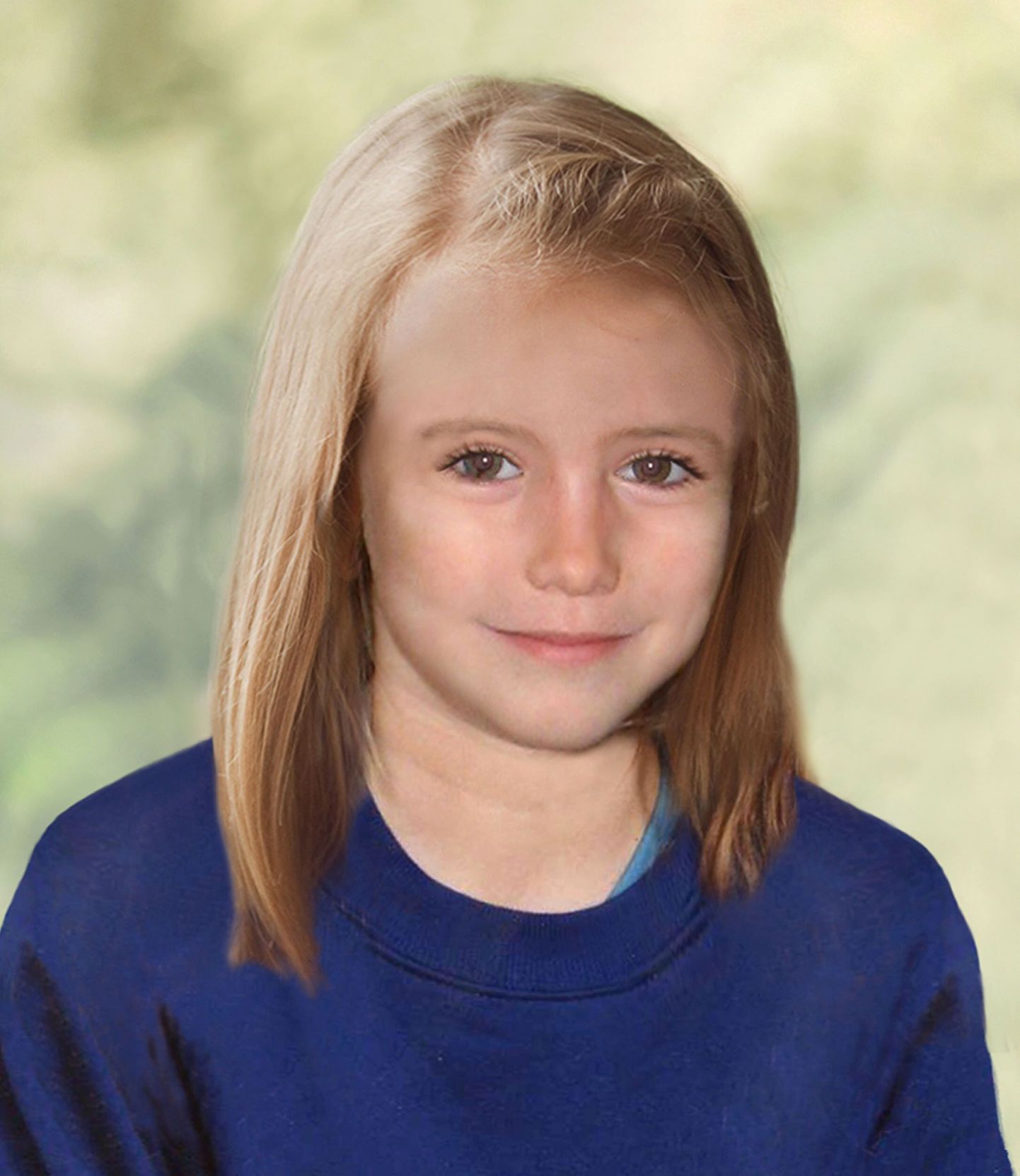 Arvutipilt, milline Madeleine McCann võib üheksa-aastaselt välja näha