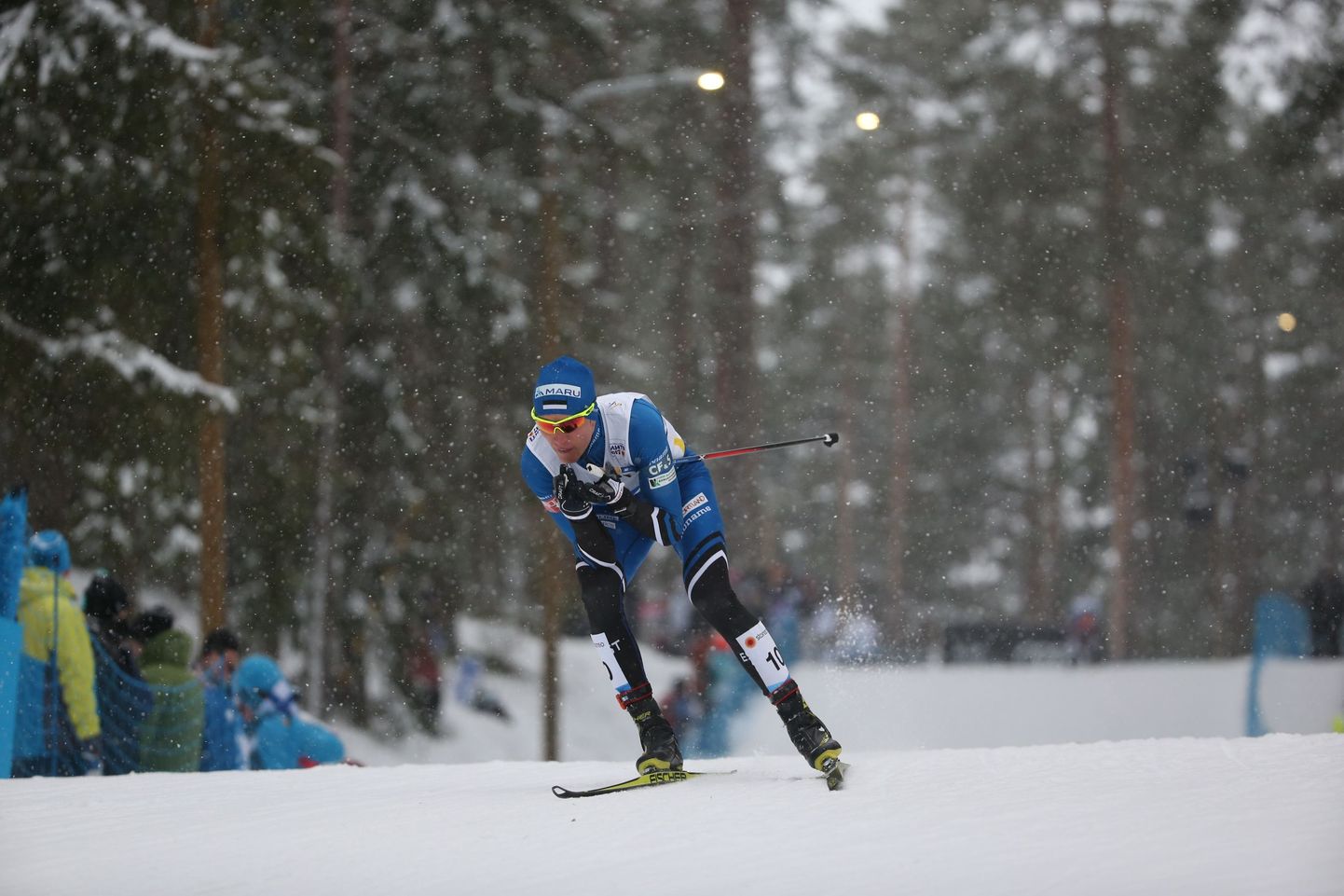 Kristjan Ilves Lahti MMi meeskonnavõistlusel.