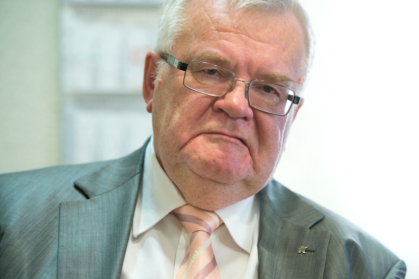 Председатель Центристской партии Эдгар Сависаар.