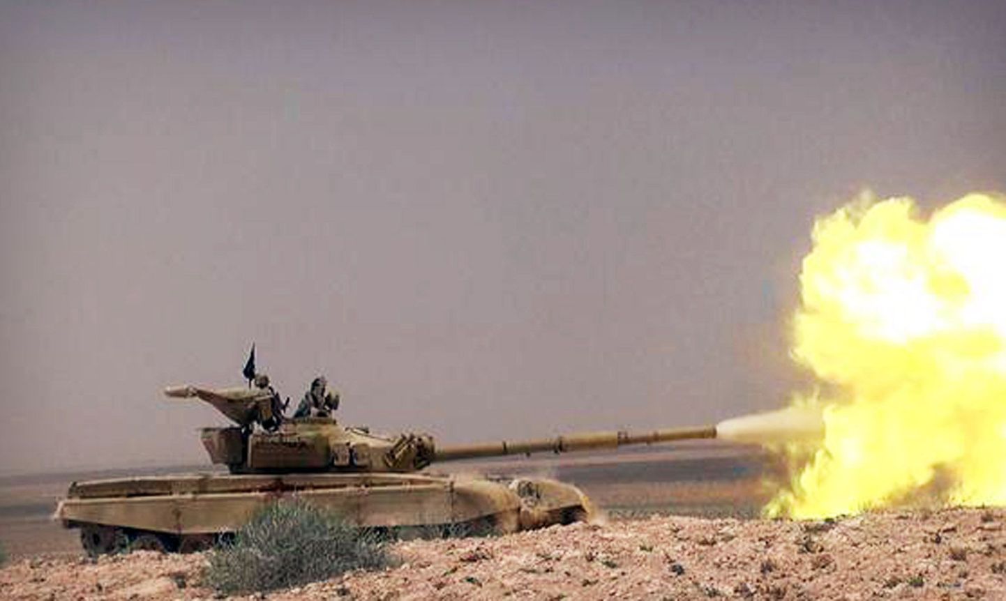 Islamiriigi võitlejad tankiga