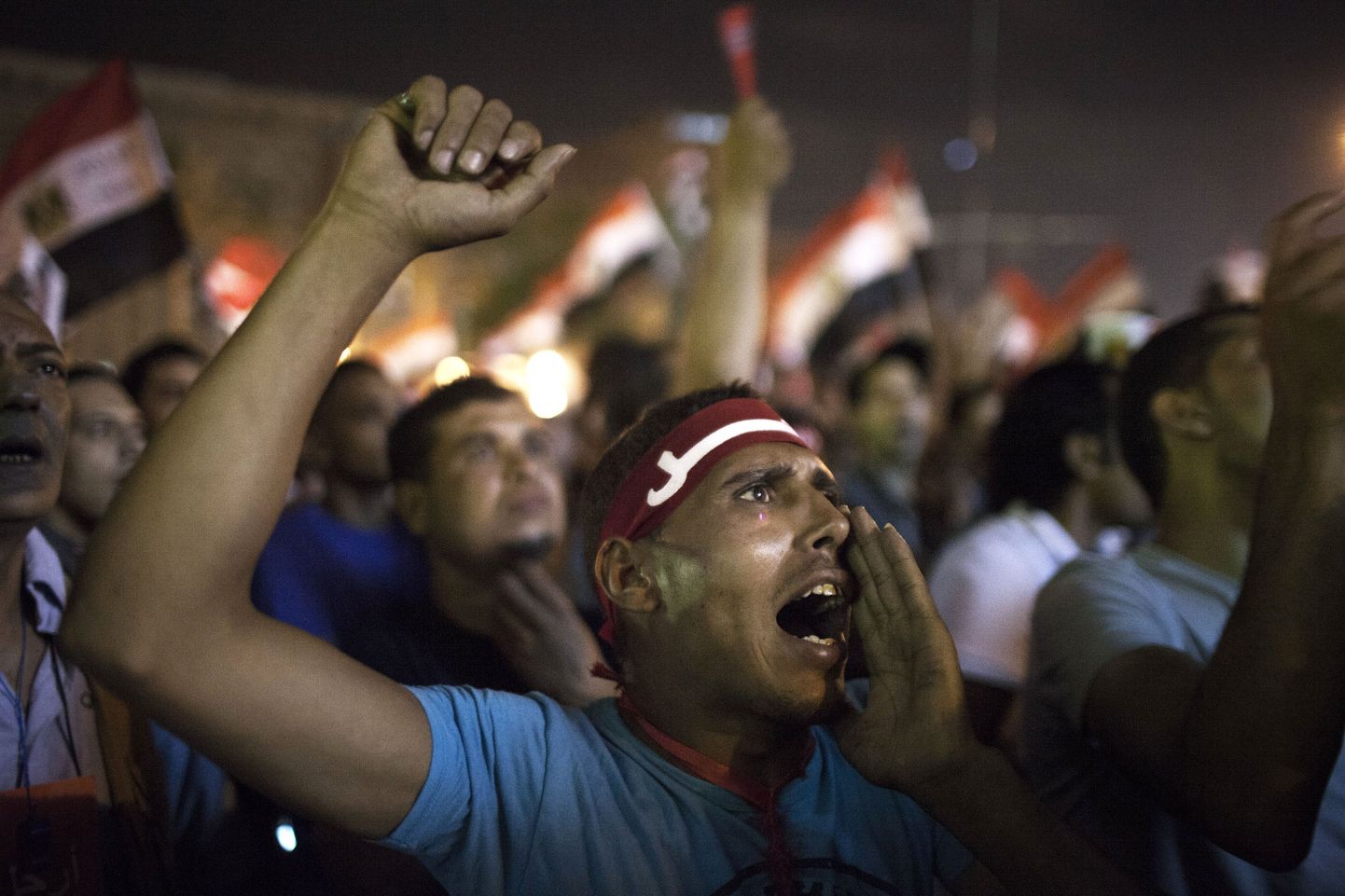 President Mohamed Morsi vastased meeleavaldajad