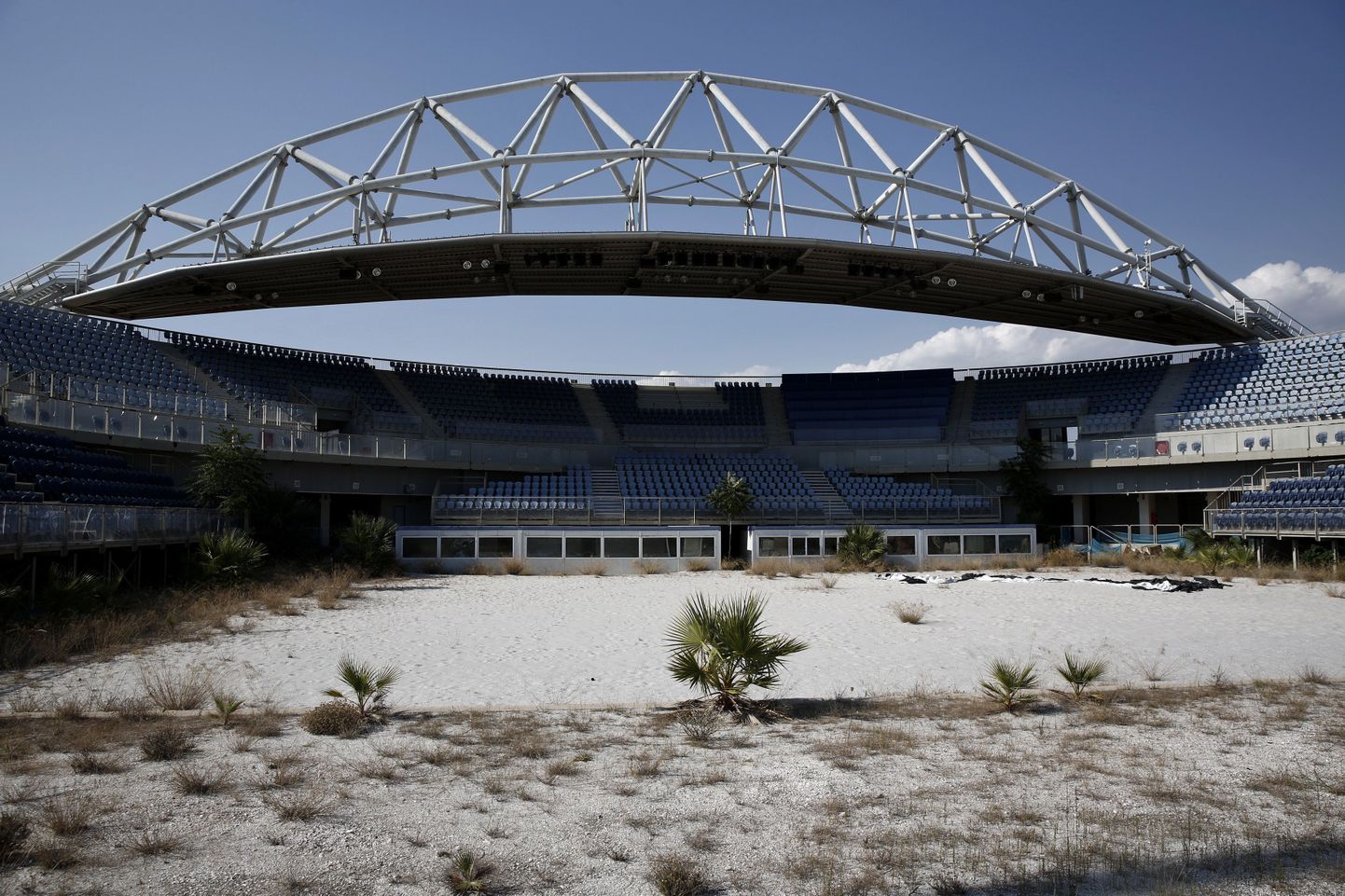 Ateena olümpiamängudel kasutatud rannavolleväljak.