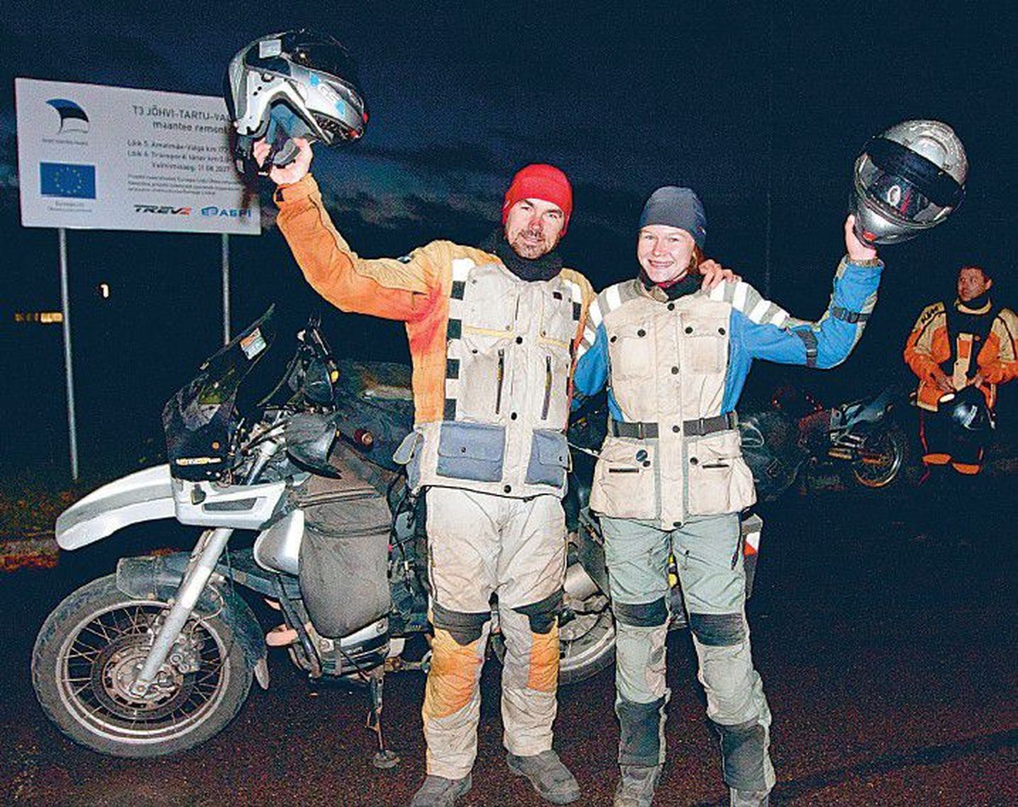 В понедельник Карийна Чурсин и Маргус Соотла, проехав через пограничный пункт в Валга, вернулись на эстонскую землю.