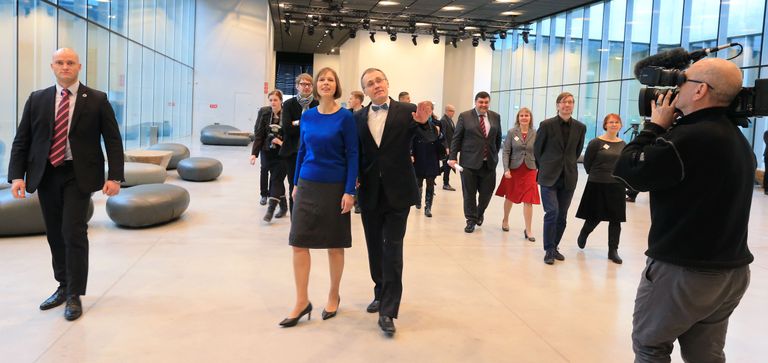 President Kersti Kaljulaid külastas Eesti rahva muuseumi.