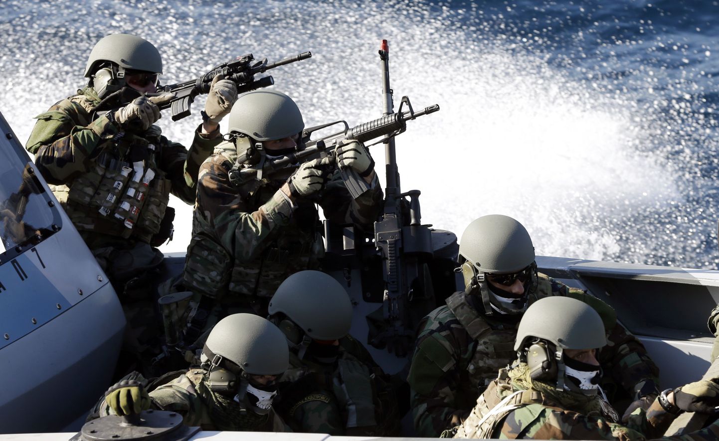 Kreeka mereväe eriüksuslased.