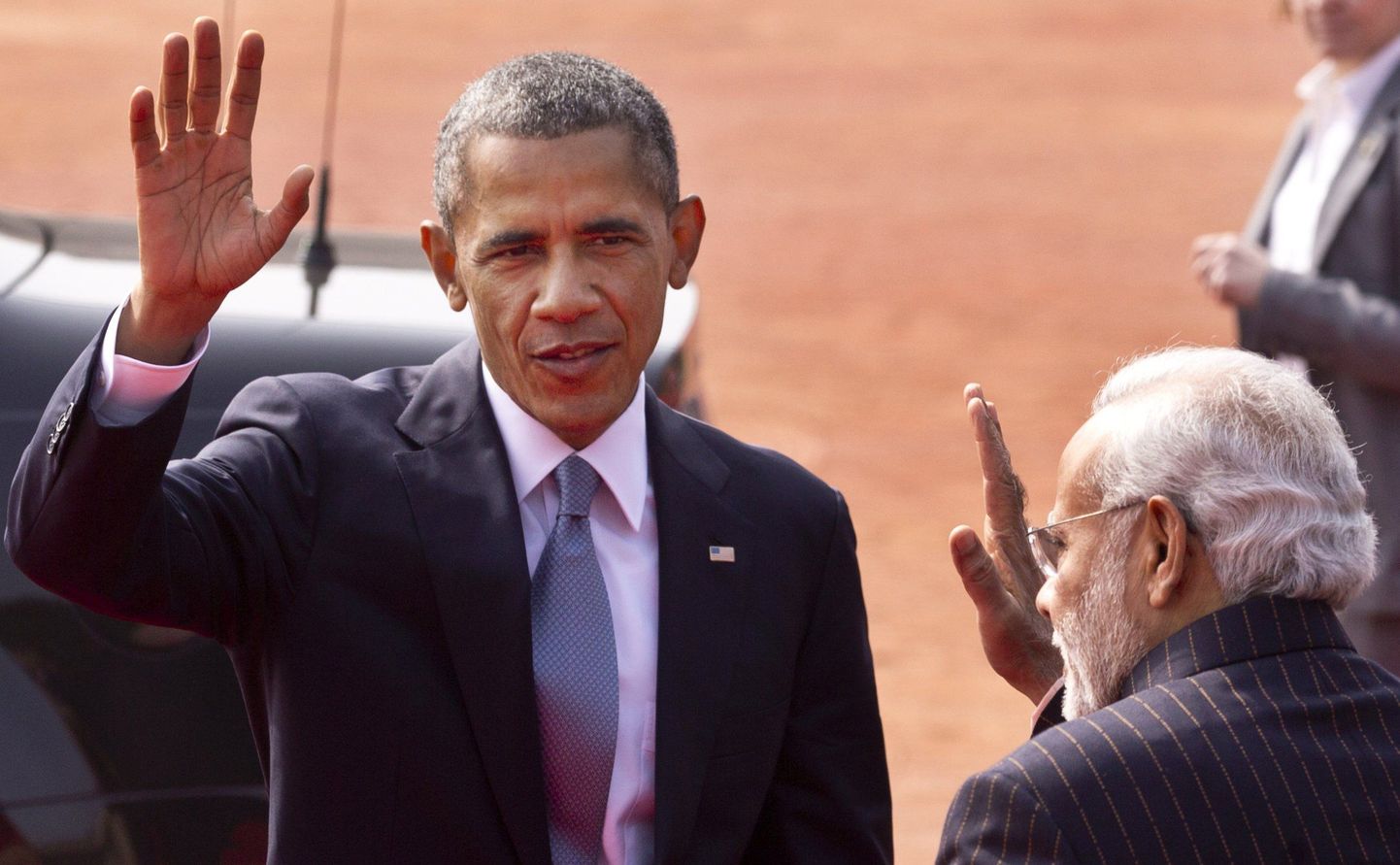 Barack Obama on täna visiidil Indias.