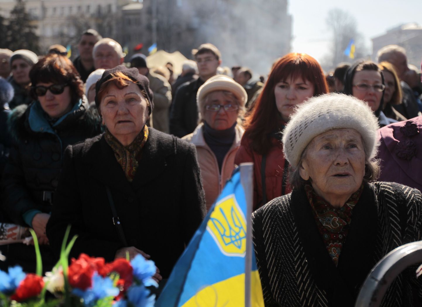 Pühapäeval mälestasid Kiievi elanikud Maidani väljakul taas meeleavaldustes hukkunuid.