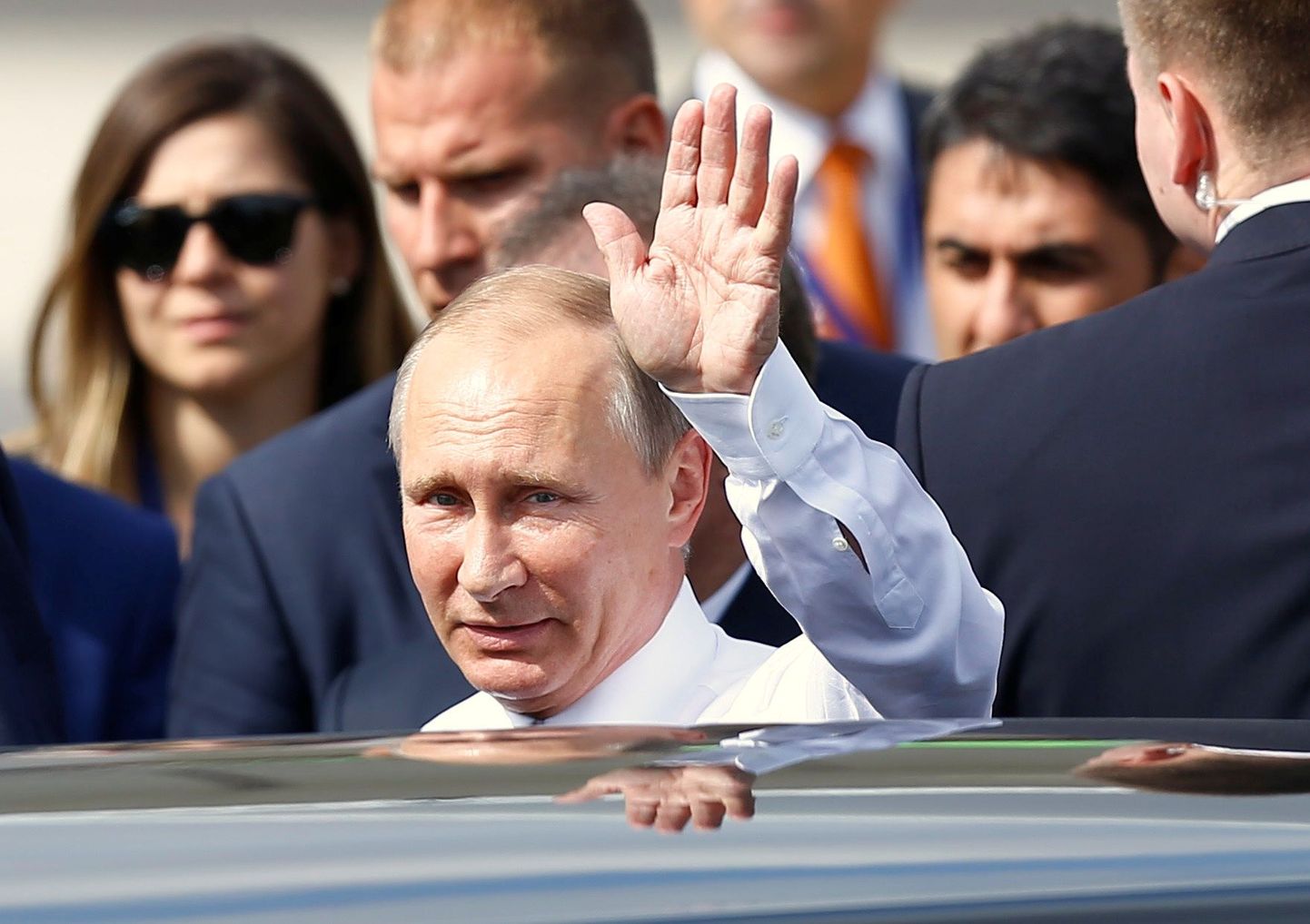 Venemaa president Vladimir Putin selle aasta oktoobris Istanbuli Atatürgi lennujaama saabudes.