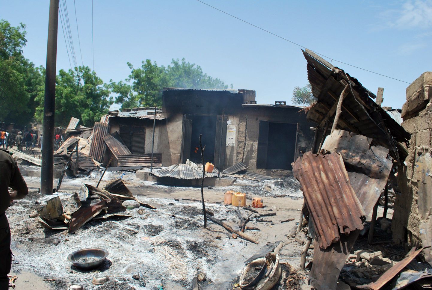 Pommiplahvatuse rusud Nigeeria külas