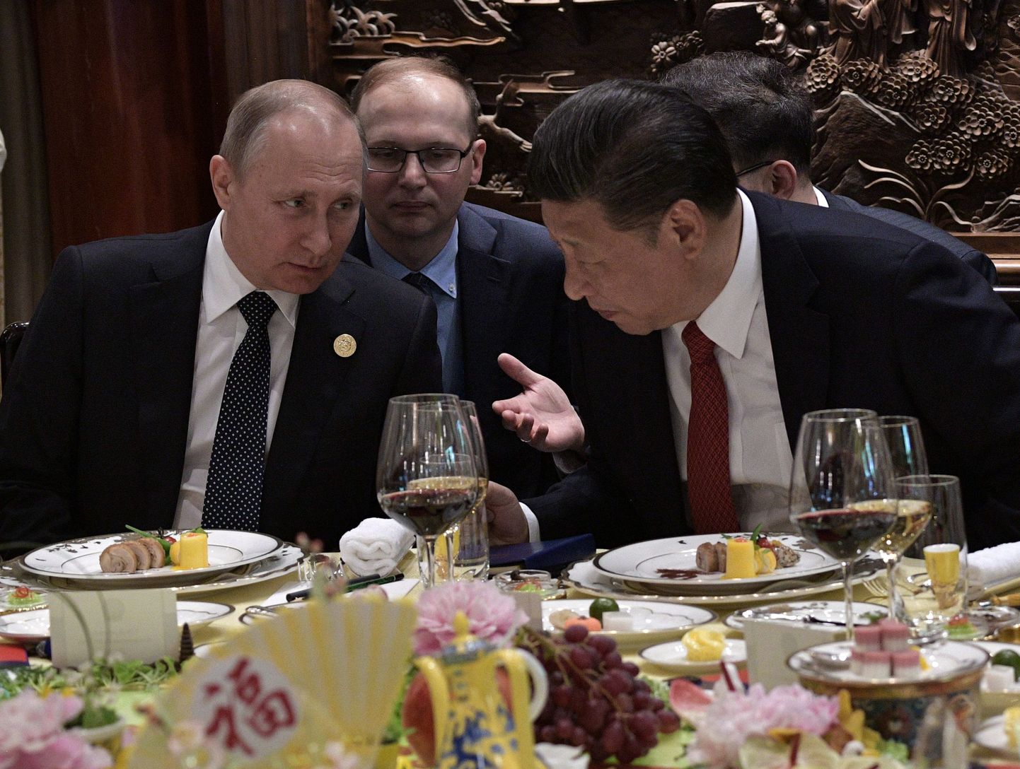 Vladimir Putin ja Xi Jinping.