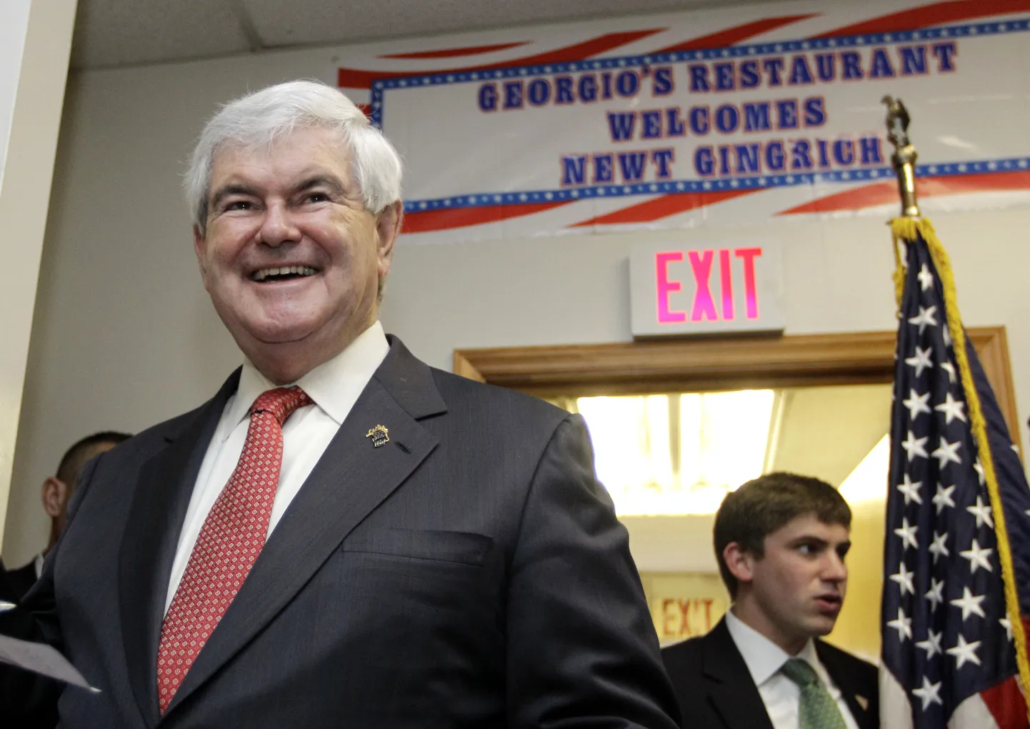 Newt Gingrich täna Põhja-Carolinas valijatega kohtumas.