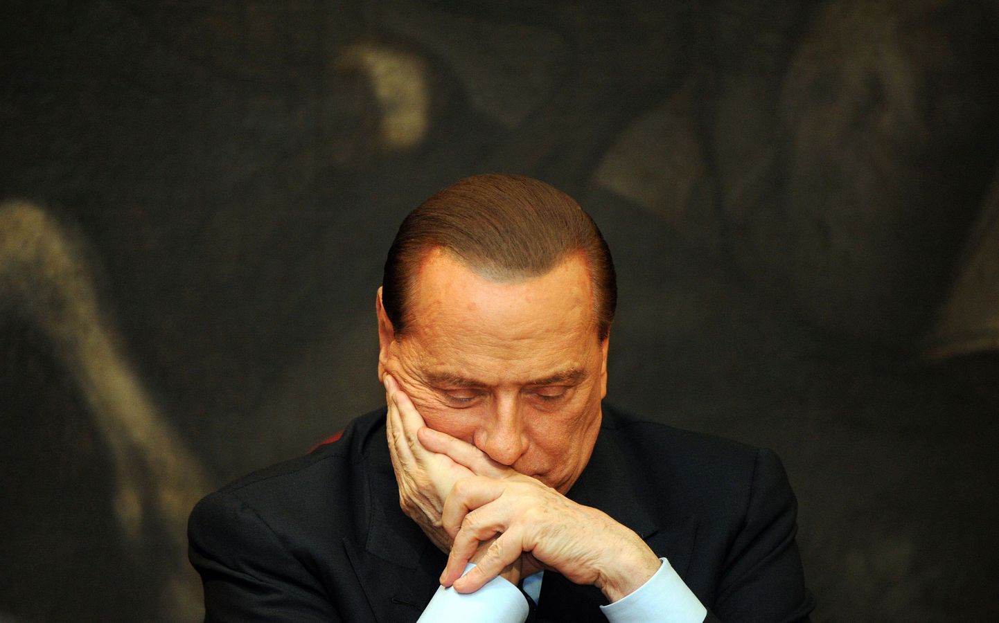 Itaalia endine peaminister Silvio Berlusconi 1. veebruaril parlamendis.