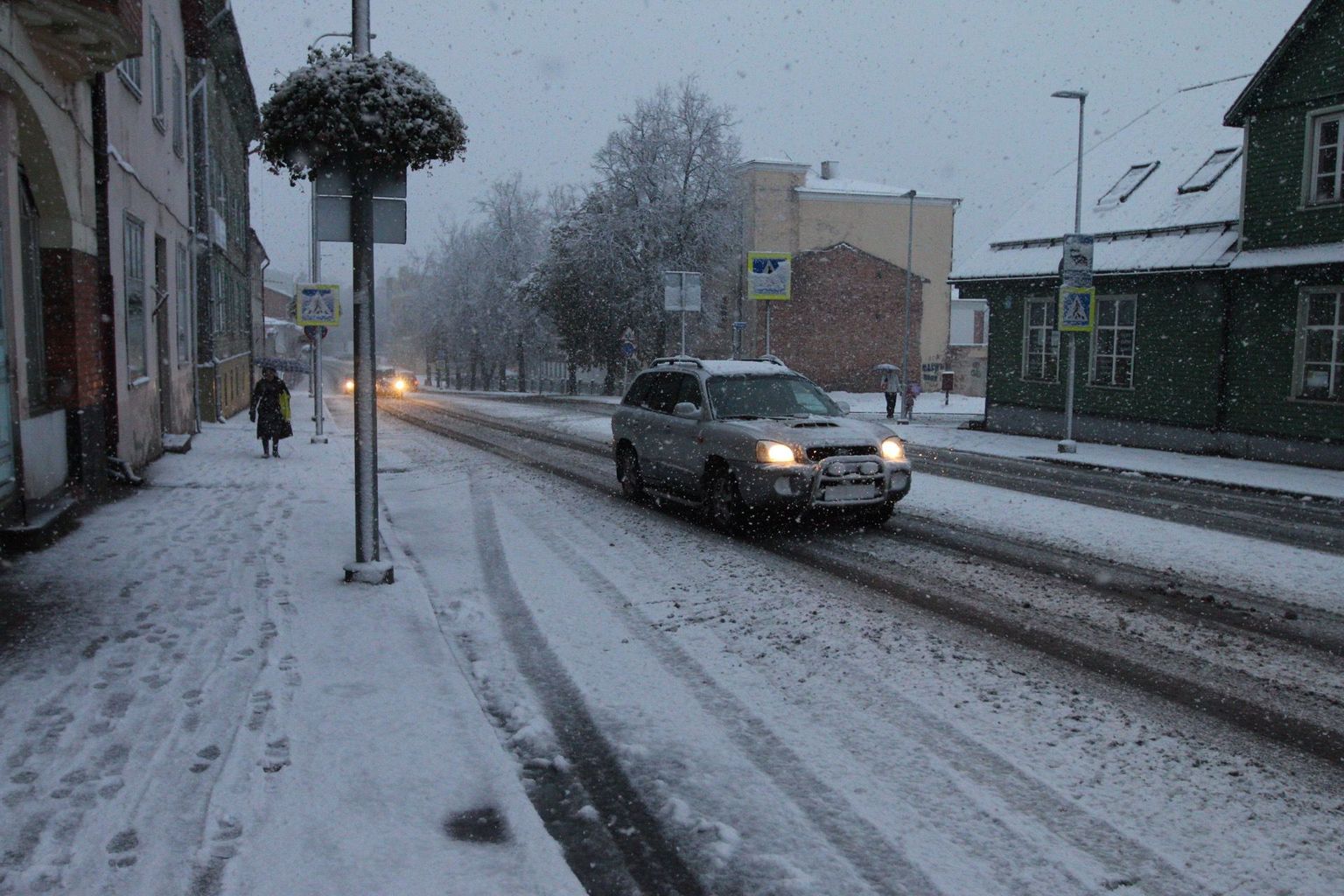 Esimene lumi sadas maha täna, 25. oktoobril.