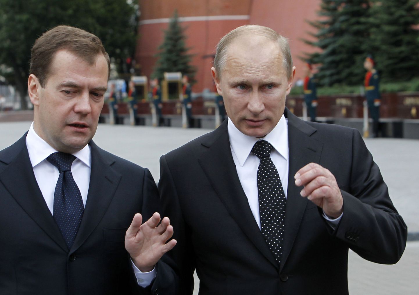 Dmitri Medvedev ja Vladimir Putin.