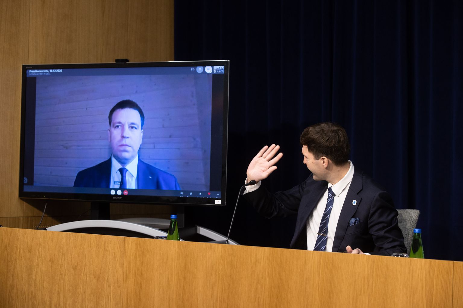 Valitsuse pressikonverents 10. detsembril 2020.