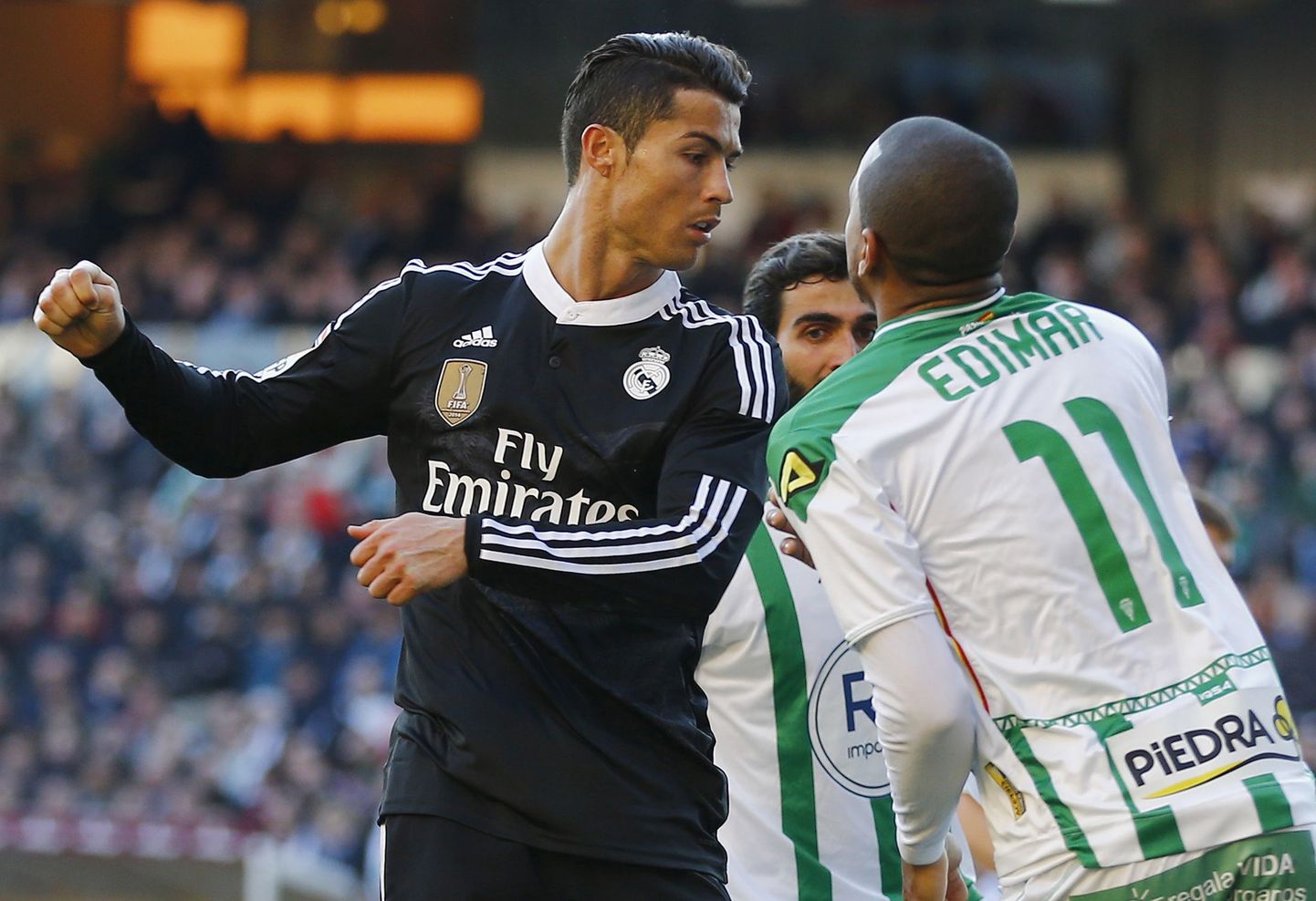 Cristiano Ronaldo ja Edimar Fraga.