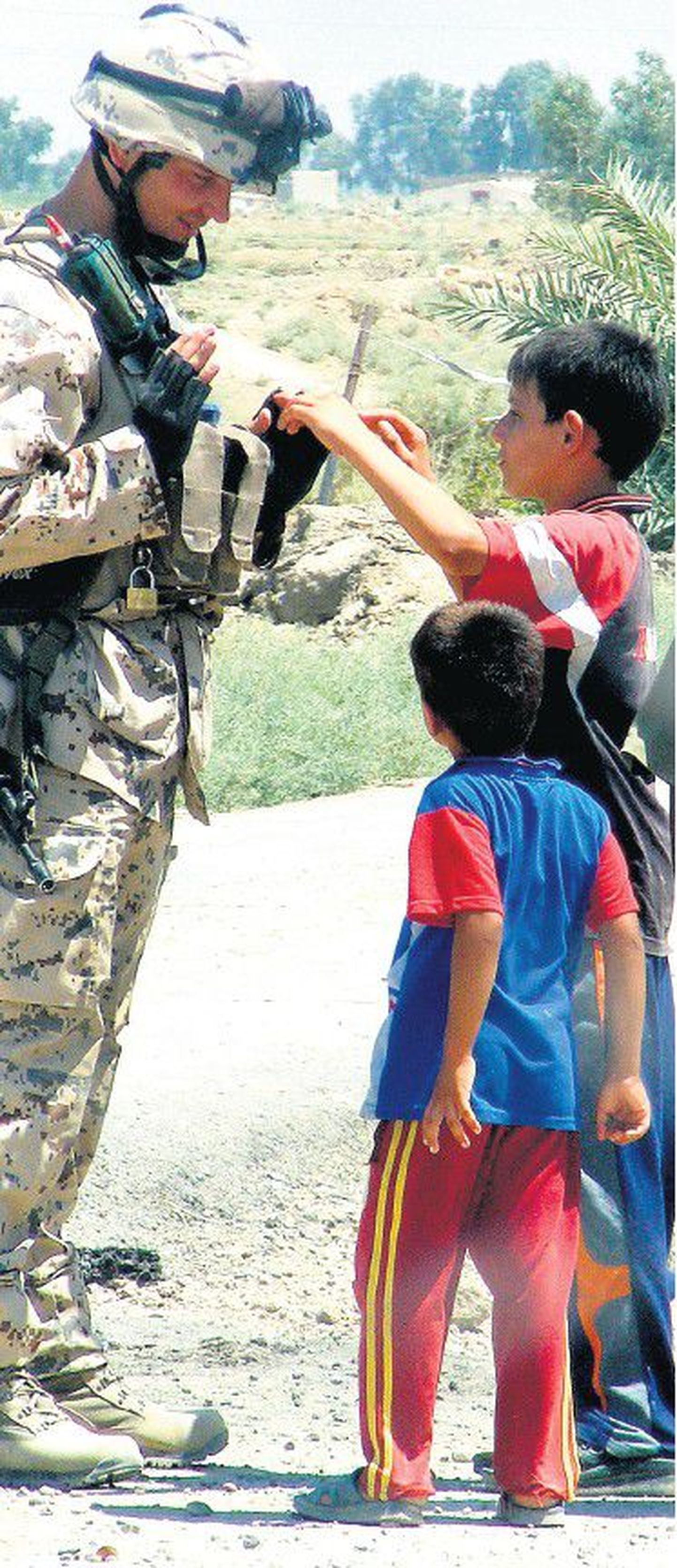 ESTPLA 17 sõdur tänavu suvel Iraagis.