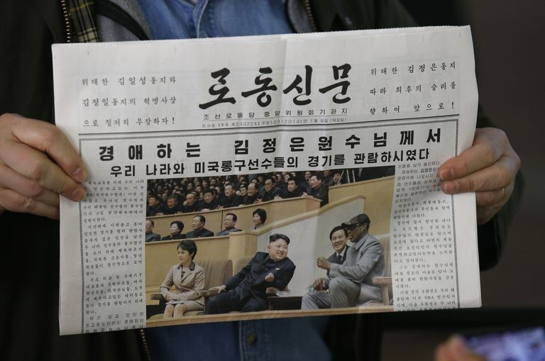 Põhja-Korea ajaleht Rodong Sinmun. Foto: Scanpix